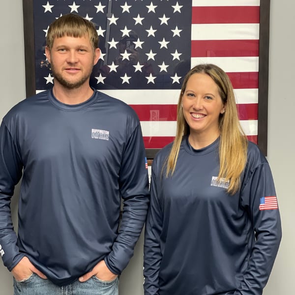 Third generation — Stacy and Ryan Buffington.