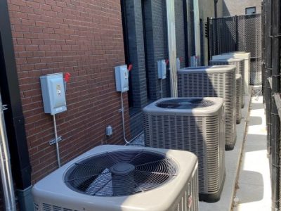 HVAC project work at Lincoln University.